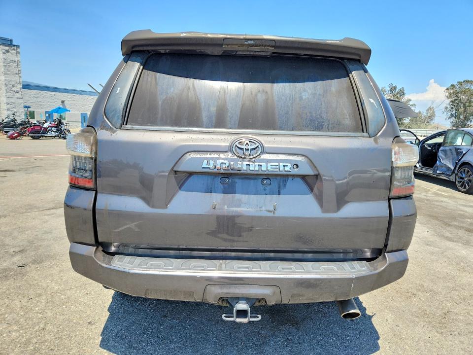 2016 Toyota 4runner VIN JTEZU5JR6G5147048 COPART salvage auction — BURN, CA - SALVAGE CERTIFICATE, sold $150 on 2026-07-30 (photo 6)