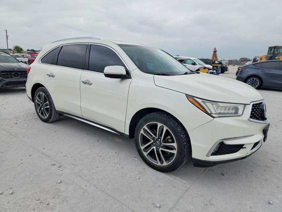 2017 Acura Mdx VIN 5FRYD4H84HB012852 COPART salvage auction — HAIL, Tx - Certificate Of Title, sold $10,900 on 2026-08-25 (photo 4)