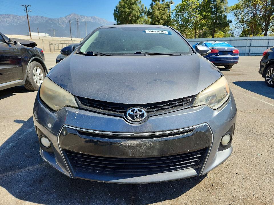 2014 Toyota Corolla VIN 5YFBURHE1EP125894 COPART salvage auction — REAR END, CA - DIS/DLR/EXP ONLY CLEAN TITLE, sold $2,550 on 2026-07-09 (photo 5)