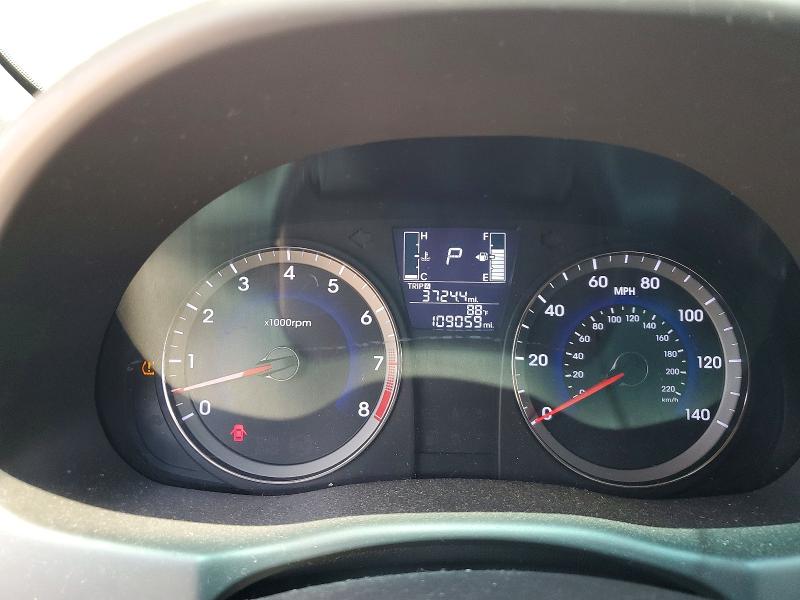 2017 Hyundai Accent VIN KMHCT4AE8HU352345 COPART salvage auction — MECHANICAL, Oh - Certificate Of Title, sold $500 on 2026-07-29 (photo 9)