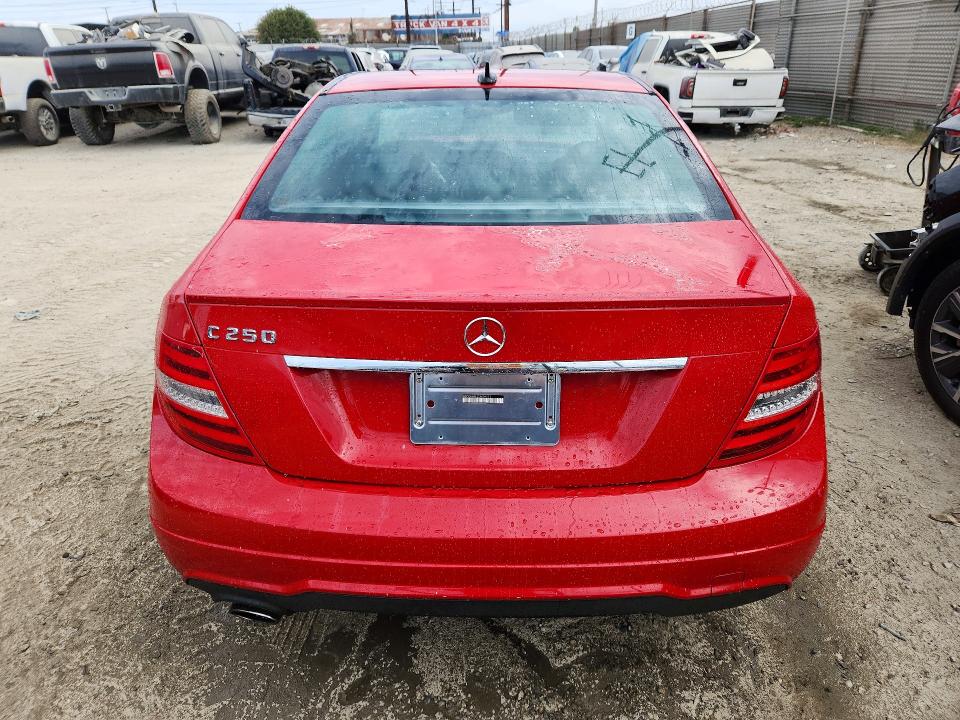 2012 Mercedes-benz VIN WDDGF4HB1CA606521 COPART salvage auction — FRONT END, Ca - Dis/Dlr/Exp Only Clean Title, sold $800 on 2026-07-28 (photo 6)