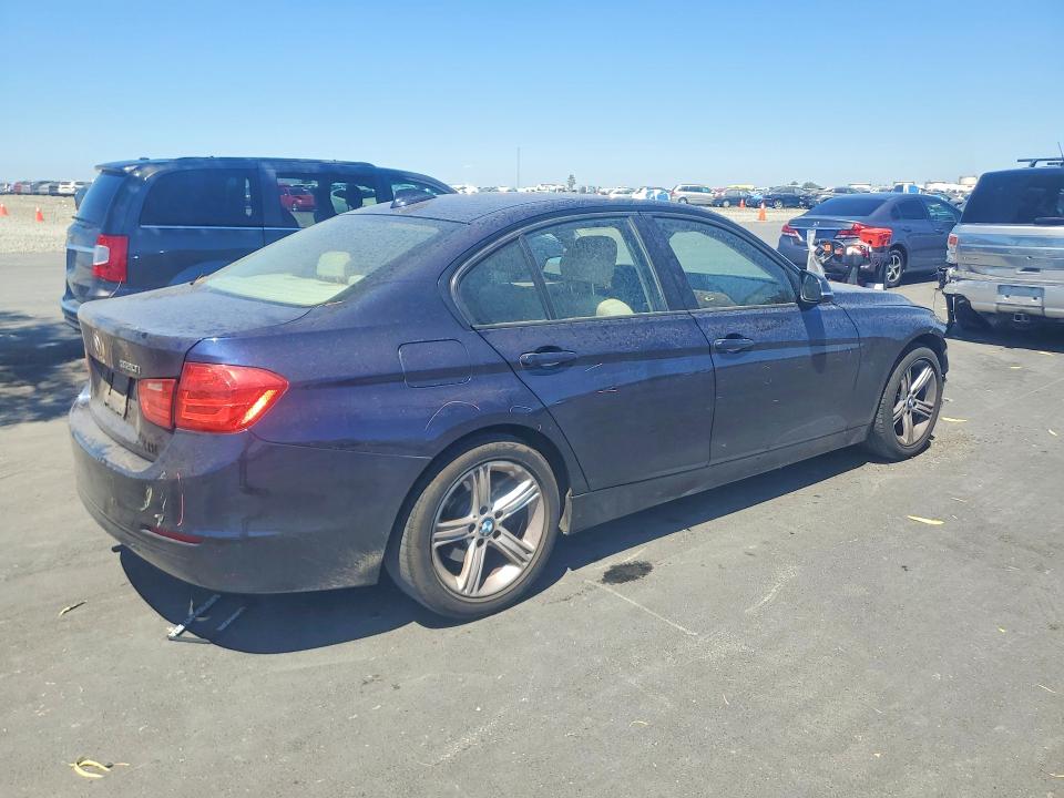 2013 BMW 3er VIN WBA3B1C59DK128264 COPART salvage auction — FRONT END, CA - SALVAGE CERTIFICATE, sold $60 on 2026-07-27 (photo 3)