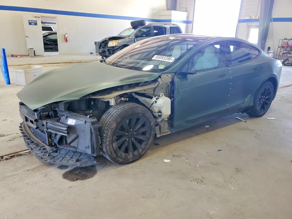 2018 Tesla Model s VIN 5YJSA1E29JF243816 COPART salvage auction — FRONT END, VA - CERT OF TITLE - SALVAGE, sold $225 on 2026-07-31 (photo 1)