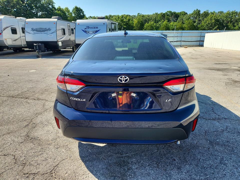 2022 Toyota Corolla VIN 5YFEPMAE2NP283467 COPART salvage auction — HAIL, Fl - Cert Of Title Slvg Rebuildable, sold $7,000 on 2026-07-22 (photo 6)