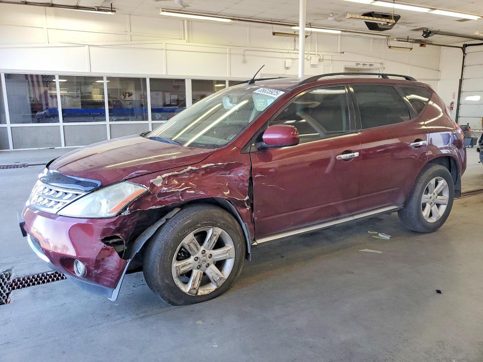 2006 Nissan Murano VIN JN8AZ08W06W530871 COPART salvage auction — FRONT END, WA - BILL OF SALE, sold $250 on 2026-07-24 (photo 1)