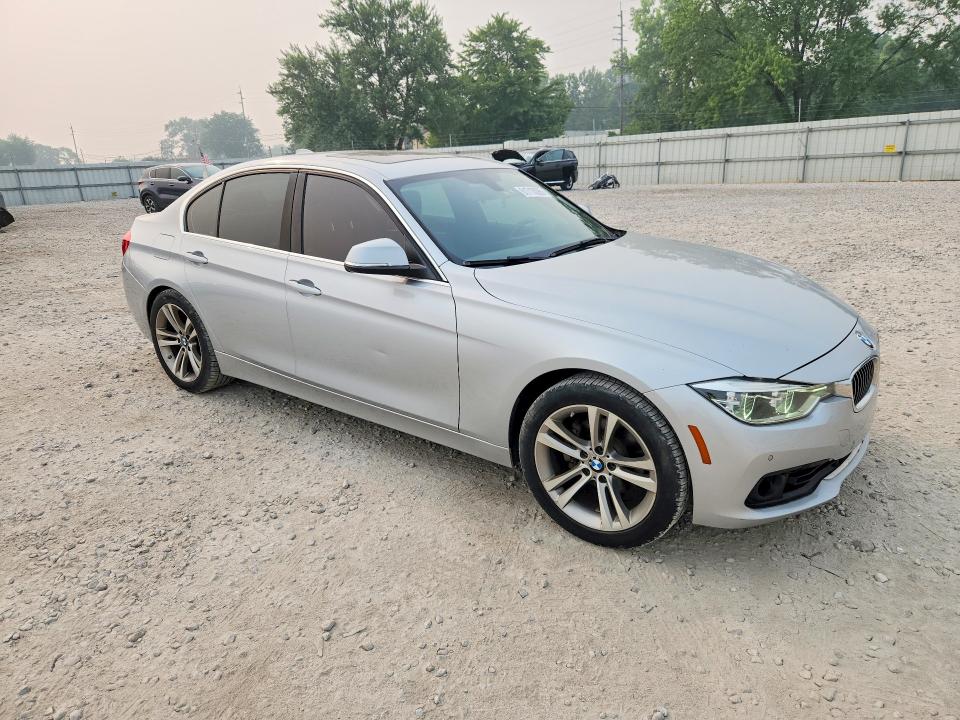 2017 BMW 3er VIN WBA8D9G32HNU63541 COPART salvage auction — FRONT END, WV - CERTIFICATE OF TITLE (P), sold $3,850 on 2026-07-28 (photo 4)