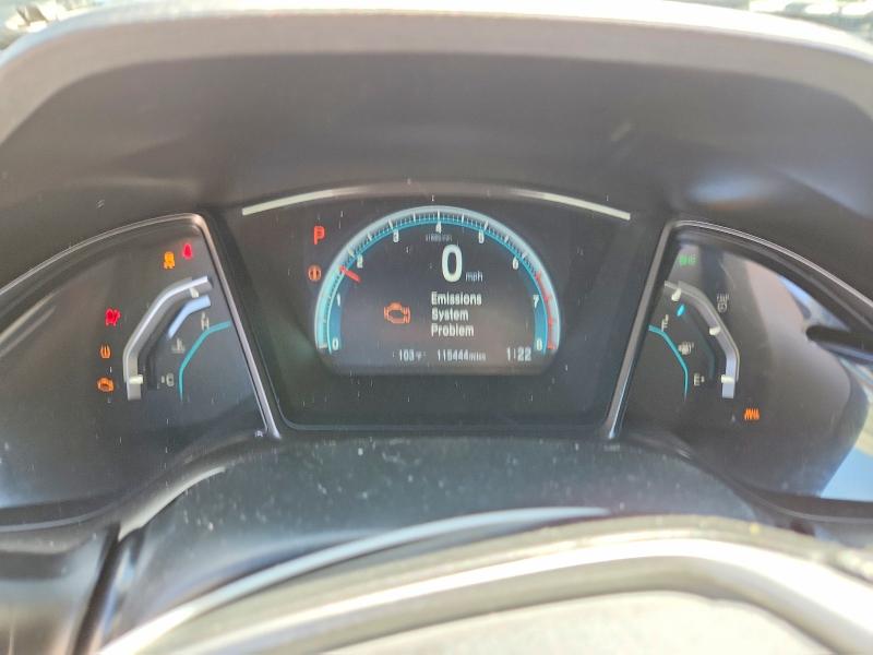 2018 Honda Civic VIN SHHFK7H54JU402621 COPART salvage auction — FRONT END, Ca - Salvage Certificate, sold $550 on 2026-07-22 (photo 9)