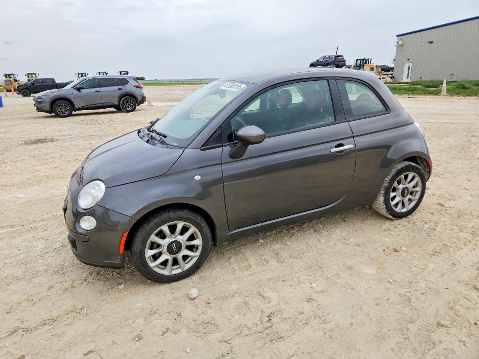 2017 Fiat 500 VIN 3C3CFFKR0HT700114 COPART salvage auction — MECHANICAL, TX - CERTIFICATE OF TITLE, sold $1,300 on 2026-08-06 (photo 1)