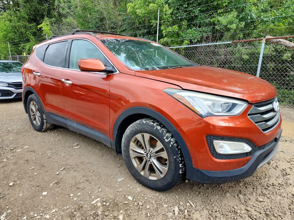 2015 Hyundai Santa fe VIN 5XYZU3LB0FG285456 COPART salvage auction — MECHANICAL, OH - CERTIFICATE OF TITLE, sold $90 on 2026-07-29 (photo 4)