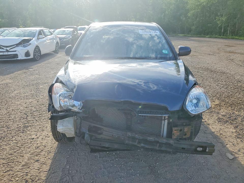 2011 Hyundai Accent VIN KMHCN4BC0BU611862 COPART salvage auction — FRONT END, ON - PERMIT SALVAGE, sold $200 on 2026-07-28 (photo 5)