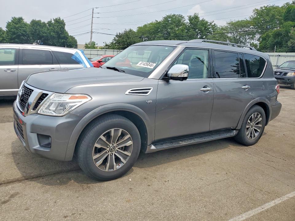 2019 Nissan Armada VIN JN8AY2ND0K9091326 — COPART salvage auction photo
