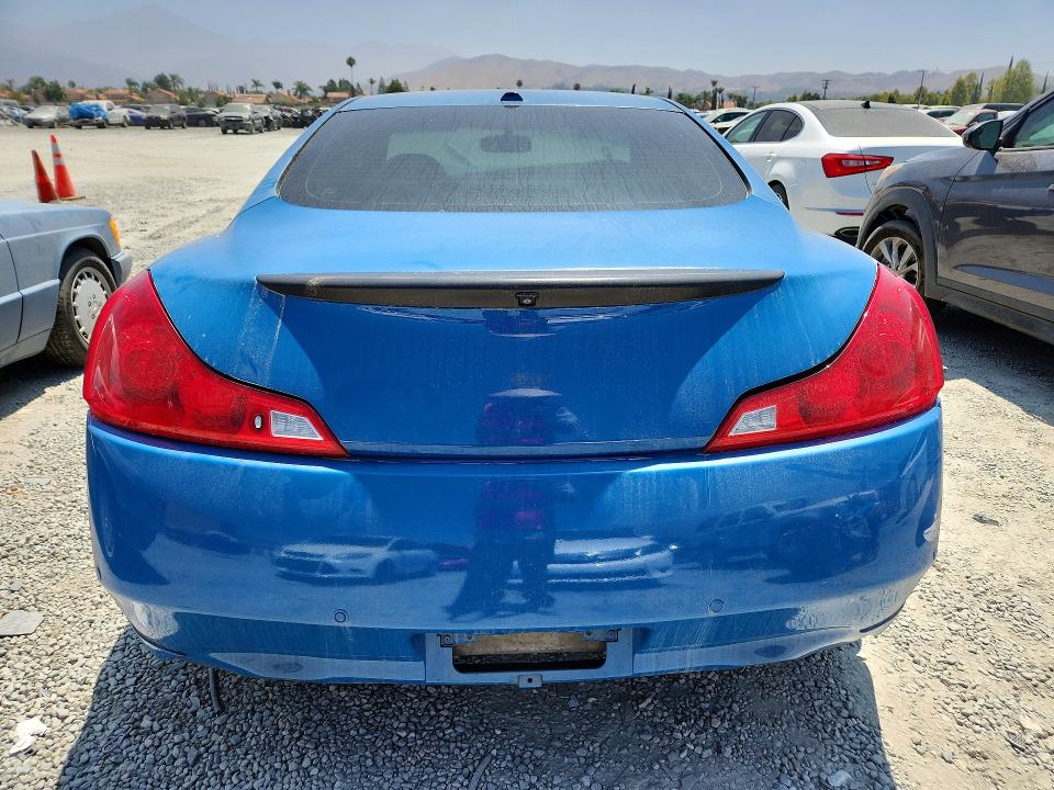 2013 Infiniti G VIN JN1CV6EK1DM920250 COPART salvage auction — FRONT END, Ca - Salvage Certificate, sold $625 on 2026-07-15 (photo 6)