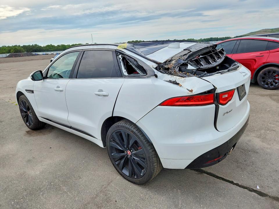 2017 Jaguar F-pace VIN SADCM2BV2HA893840 COPART salvage auction — REAR END, Ny - Mv-907A Salvage Certificate, sold $3,650 on 2026-07-27 (photo 2)