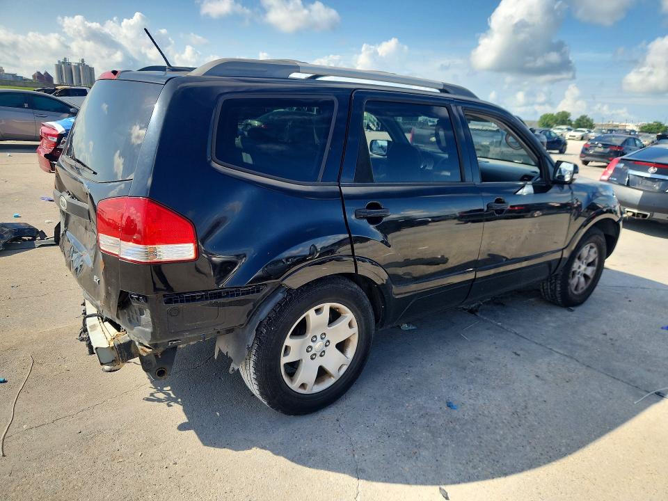 2009 Kia Mohave (borrego) VIN KNDJJ741095020939 COPART salvage auction — REAR END, LA - CERT OF TITLE-SALVAGE, sold $70 on 2026-07-29 (photo 3)