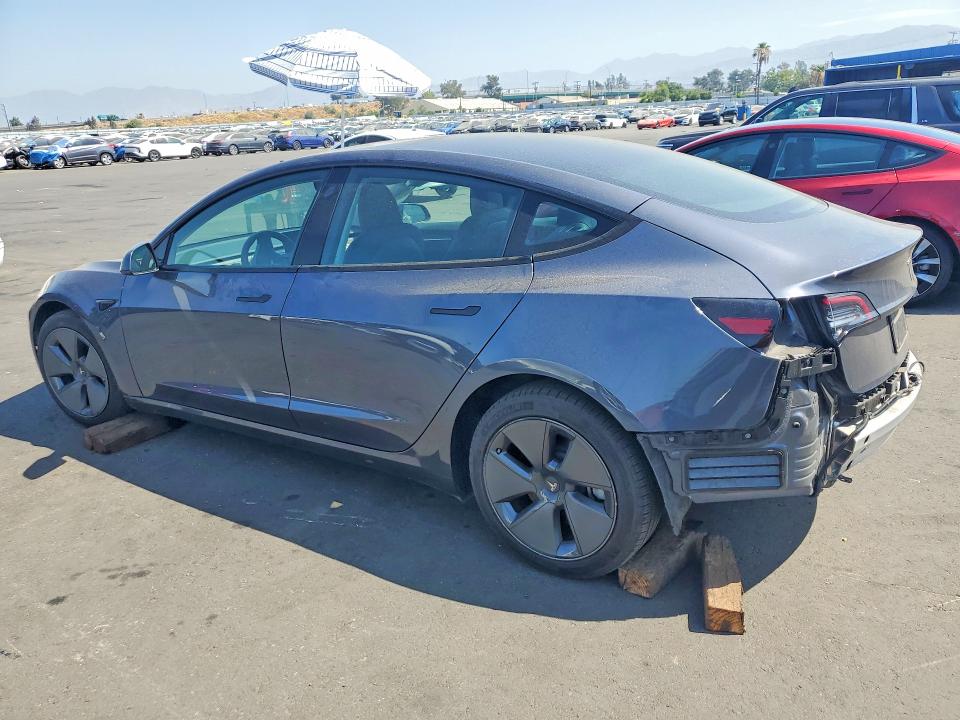 2023 Tesla Model 3 VIN 5YJ3E1EAXPF433018 COPART salvage auction — REAR END, Ca - Salvage Certificate, sold $7,100 on 2026-07-27 (photo 2)