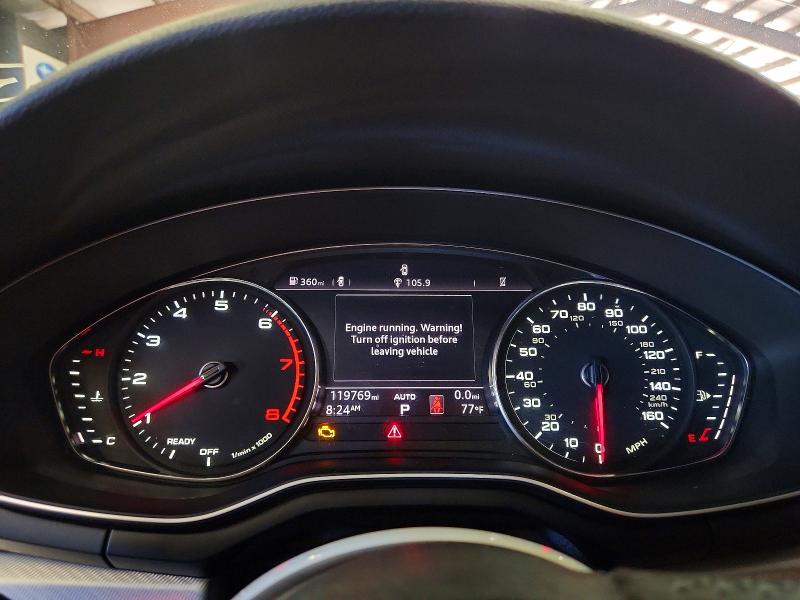 2018 Audi A4 VIN WAULMAF40JA043327 COPART salvage auction — MINOR DENT/SCRATCHES, MA - CERTIFICATE OF TITLE (P), sold $6,700 on 2026-07-15 (photo 9)