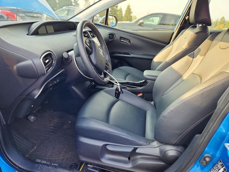 2021 Toyota Prius VIN JTDL9MFU3M3025371 COPART salvage auction — FRONT END, WA - BILL OF SALE, sold $8,700 on 2026-07-31 (photo 7)