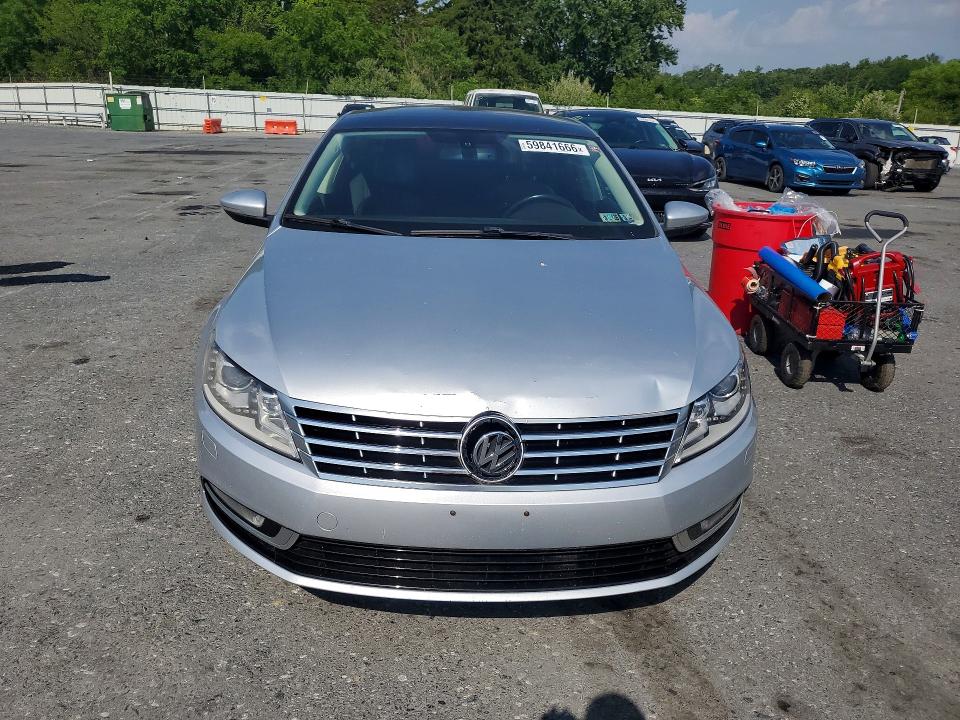 2014 Volkswagen Cc VIN WVWRP7AN9EE523517 COPART salvage auction — FRONT END, Pa - Cert Of Title, sold $1,100 on 2026-07-14 (photo 5)