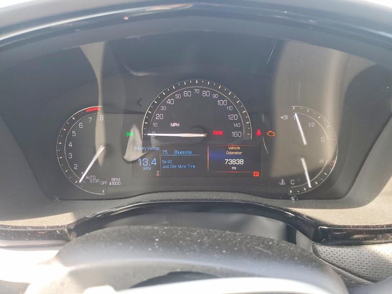 2018 Cadillac Xt5 VIN 1GYKNCRSXJZ175332 COPART salvage auction — FRONT END, Tn - Salvage Certificate, sold $150 on 2026-08-03 (photo 9)