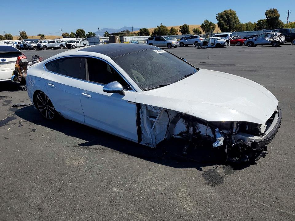 2024 Audi S5 VIN WAUB4CF58RA097941 COPART salvage auction — FRONT END, Ca - Salvage Certificate, sold $11,000 on 2026-08-17 (photo 4)
