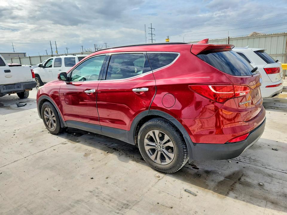 2013 Hyundai Santa fe VIN 5XYZU3LB6DG037418 COPART salvage auction — MECHANICAL, TX - CERTIFICATE OF TITLE, sold $800 on 2026-07-21 (photo 2)