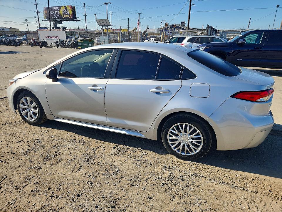 2020 Toyota Corolla VIN JTDEPRAE9LJ080025 COPART salvage auction — FRONT END, Ca - Salvage Certificate, sold $5,600 on 2026-07-27 (photo 2)