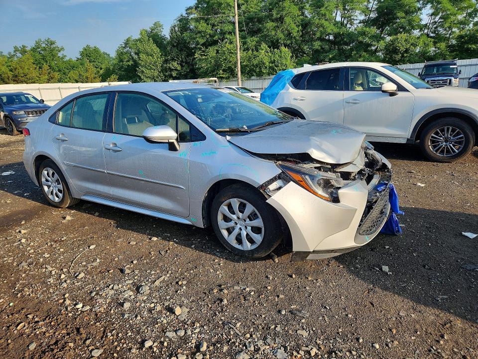 2020 Toyota Corolla VIN JTDEPRAE2LJ103418 COPART salvage auction — FRONT END, Nj - Cert Of Title-Salvage, sold $4,400 on 2026-07-29 (photo 4)