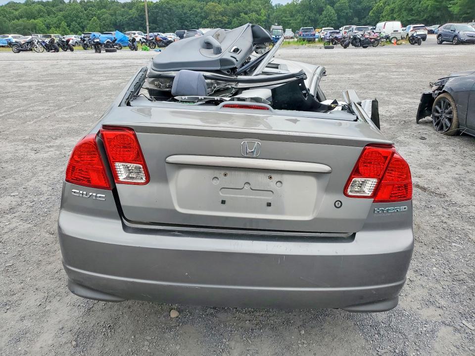 2004 Honda Civic hybrid VIN JHMES96604S020984 COPART salvage auction — ALL OVER, PA - CERT OF SALV-R=RECONSTRUCTED, sold $225 on 2026-07-27 (photo 6)