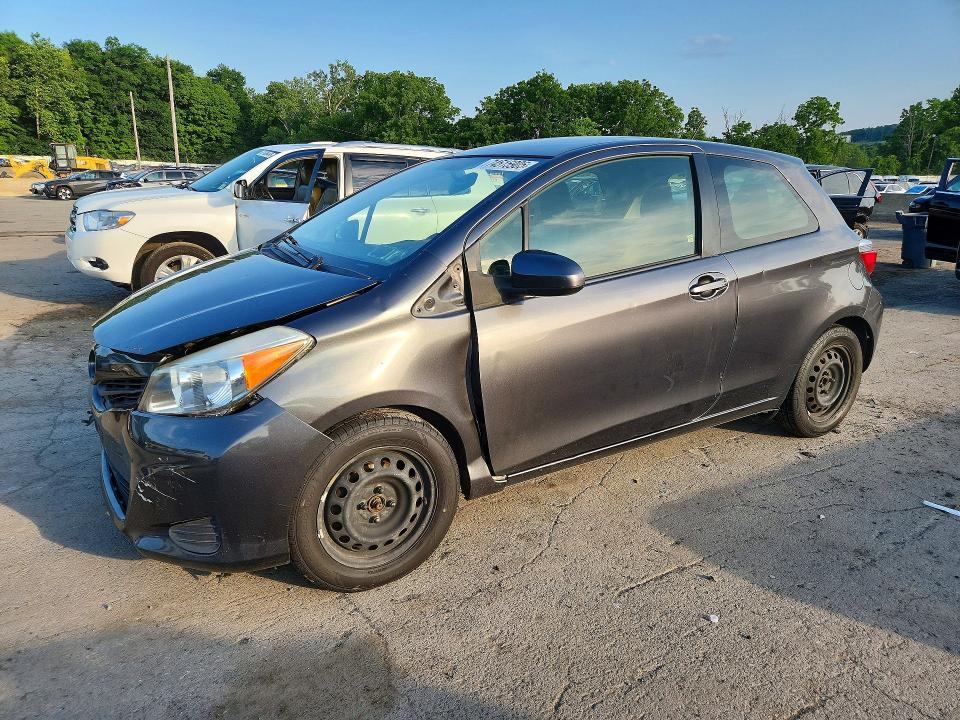 2012 Toyota Yaris VIN JTDJTUD37CD536593 COPART salvage auction — FRONT END, NY - MV-907A SALVAGE CERTIFICATE, sold $350 on 2026-07-21 (photo 1)