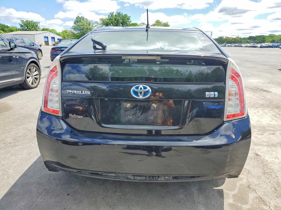 2015 Toyota Prius VIN JTDKN3DU3F0464031 COPART salvage auction — WATER/FLOOD, Nj - Cert Of Title-Salvage Flood, sold $825 on 2026-07-21 (photo 6)