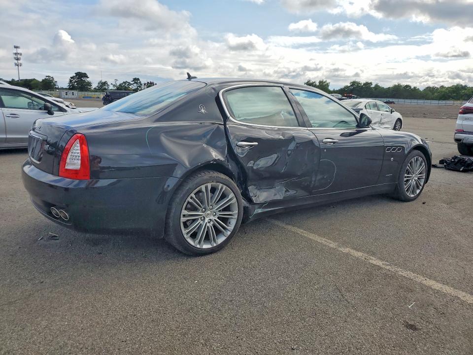 2010 Maserati Quattroporte VIN ZAM39JKA0A0050697 COPART salvage auction — SIDE, NY - MV-907A SALVAGE CERTIFICATE, sold $4,300 on 2026-08-07 (photo 3)