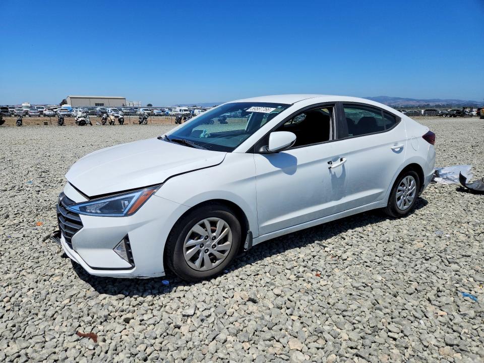 2020 Hyundai Elantra VIN 5NPD74LF0LH529024 COPART salvage auction — FRONT END, Ca - Salvage Certificate, sold $5,400 on 2026-07-30 (photo 1)