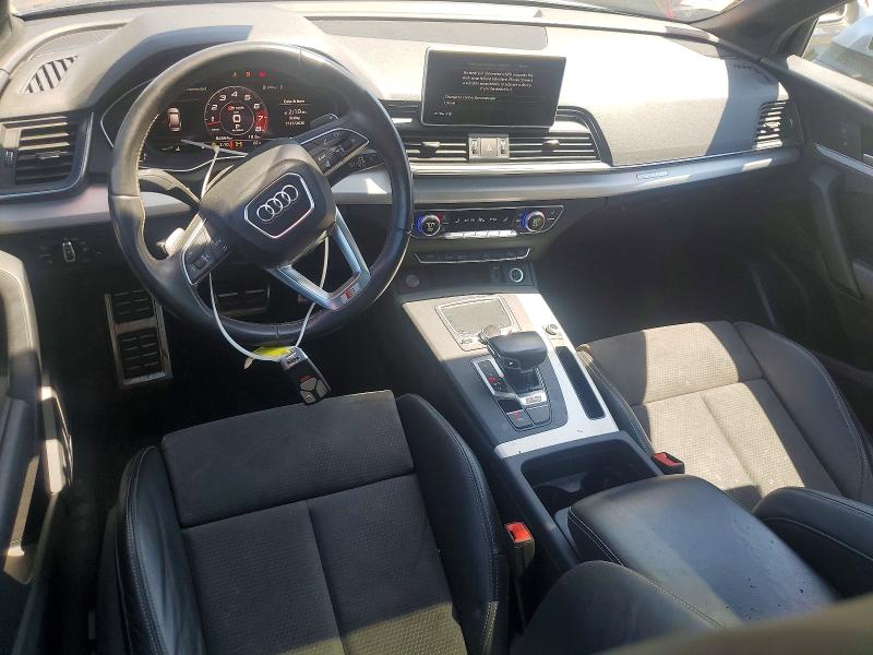 2018 Audi Sq5 VIN WA1A4AFY1J2202437 COPART salvage auction — BURN, Ma - Cert Of Title-Salvage, sold $7,900 on 2026-10-15 (photo 8)