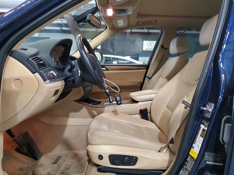 2011 BMW X3 VIN 5UXWX5C5XBL706175 COPART salvage auction — MINOR DENT/SCRATCHES, CT - CERTIFICATE OF TITLE, sold $1,000 on 2026-07-16 (photo 7)