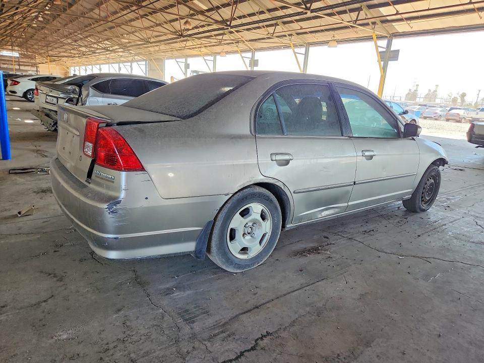 2005 Honda Civic hybrid VIN JHMES95685S021738 COPART salvage auction — FRONT END, AZ - CERTIFICATE OF TITLE (P), sold $475 on 2026-07-29 (photo 3)