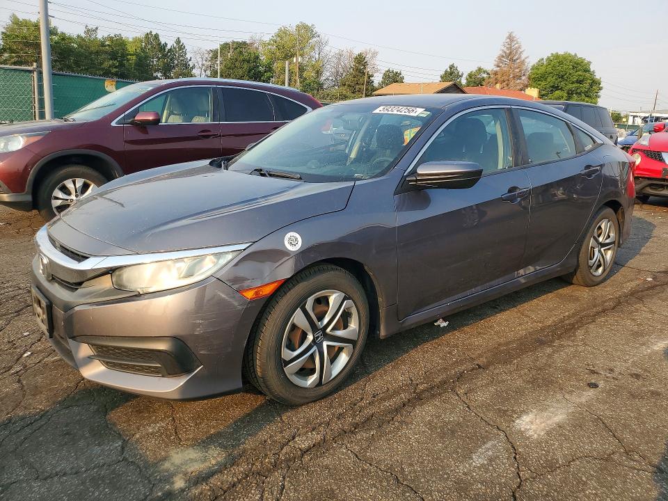 2016 Honda VIN 19XFC2F50GE011288 COPART salvage auction — SIDE, Co - Public - Salvage Title, sold $3,150 on 2026-07-09 (photo 1)