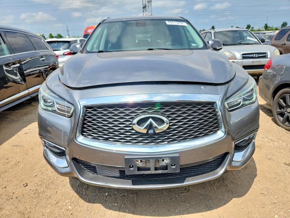 2018 Infiniti Qx60 VIN 5N1DL0MM5JC507266 COPART salvage auction — REAR END, Il - Certificate Of Title, sold $2,750 on 2026-07-24 (photo 5)