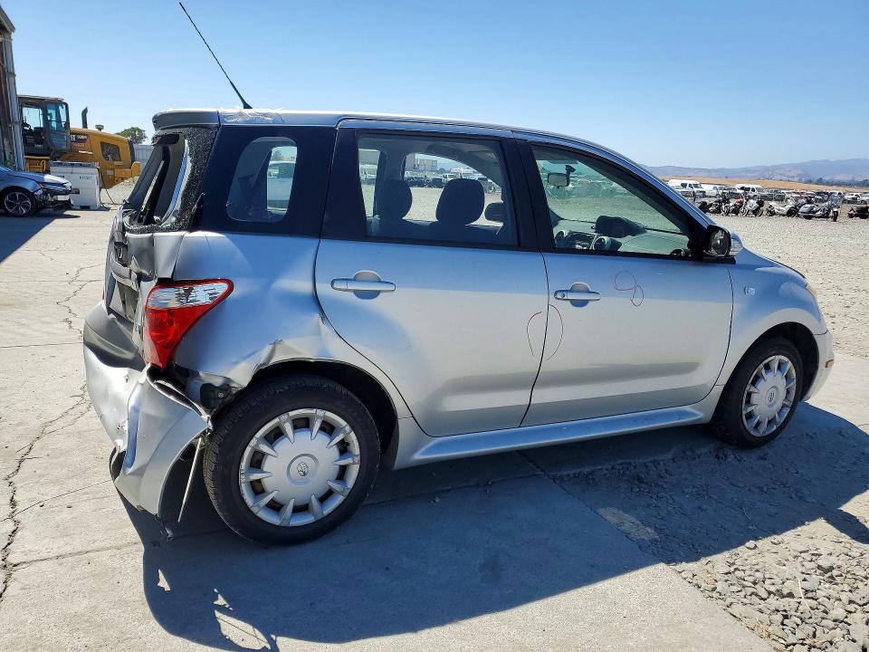 2006 Scion Xa VIN JTKKT604X60151421 COPART salvage auction — REAR END, CA - SALVAGE CERTIFICATE, sold $425 on 2026-07-16 (photo 3)