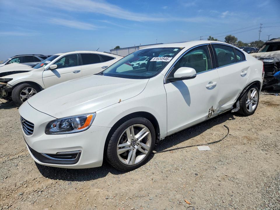 2015 Volvo S60 VIN YV1612TC3F1310052 COPART salvage auction — SIDE, Ca - Salvage Certificate, sold $2,300 on 2026-08-11 (photo 1)