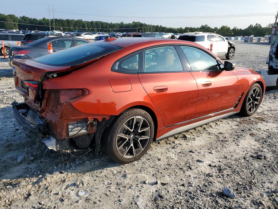 2024 BMW M440i VIN WBA13AW02RFR42762 COPART salvage auction — REAR END, Ga - Cert Of Title-Salvage, sold $28,000 on 2026-09-14 (photo 3)