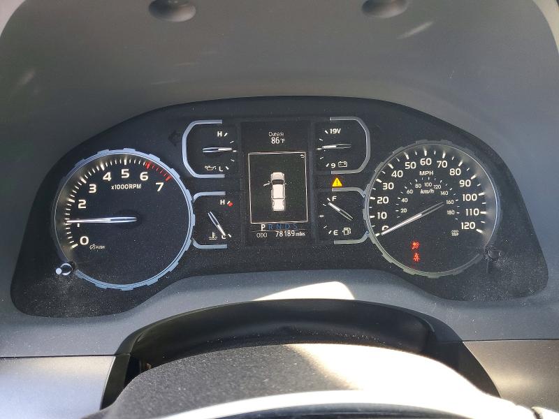 2018 Toyota Tundra VIN 5TFDY5F16JX755332 COPART salvage auction — FRONT END, Ca - Salvage Certificate, sold $15,300 on 2026-07-31 (photo 9)