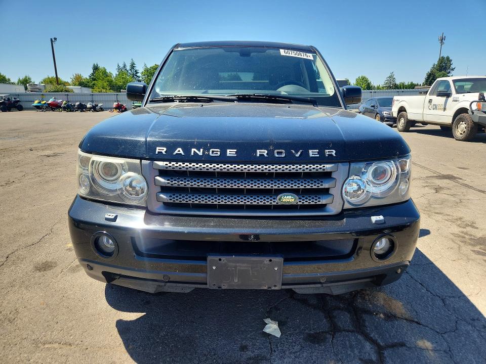 2007 Land rover Range rover sport VIN SALSK25447A118575 COPART salvage auction — MINOR DENT/SCRATCHES, OR - CERT OF TITLE-RECONSTRUCTED, sold $1,100 on 2026-07-20 (photo 5)
