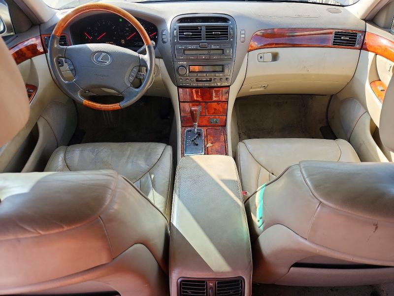 2001 Lexus Ls 430 VIN JTHBN30F410005878 COPART salvage auction — FRONT END, TX - SALVAGE VEHICLE TITLE (P), sold $250 on 2026-07-16 (photo 8)