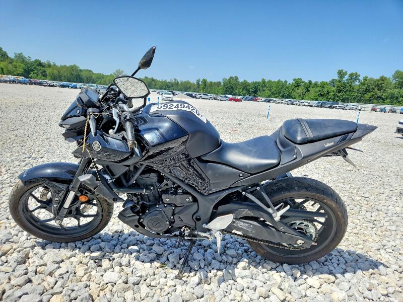 2020 Yamaha Mt-03 VIN MH3RH20Y2LK003137 COPART salvage auction — SIDE, Oh - Cert Of Title-Salvage, sold $350 on 2026-07-23 (photo 3)