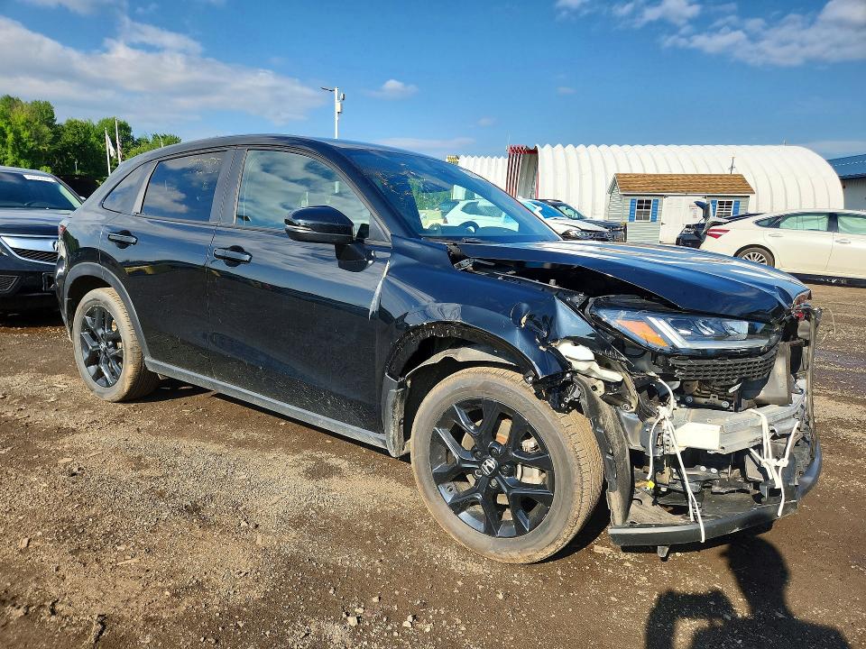 2024 Honda Hr-v VIN 3CZRZ2H54RM770943 COPART salvage auction — FRONT END, Ny - Certificate Of Title (P), sold $13,800 on 2026-08-24 (photo 4)