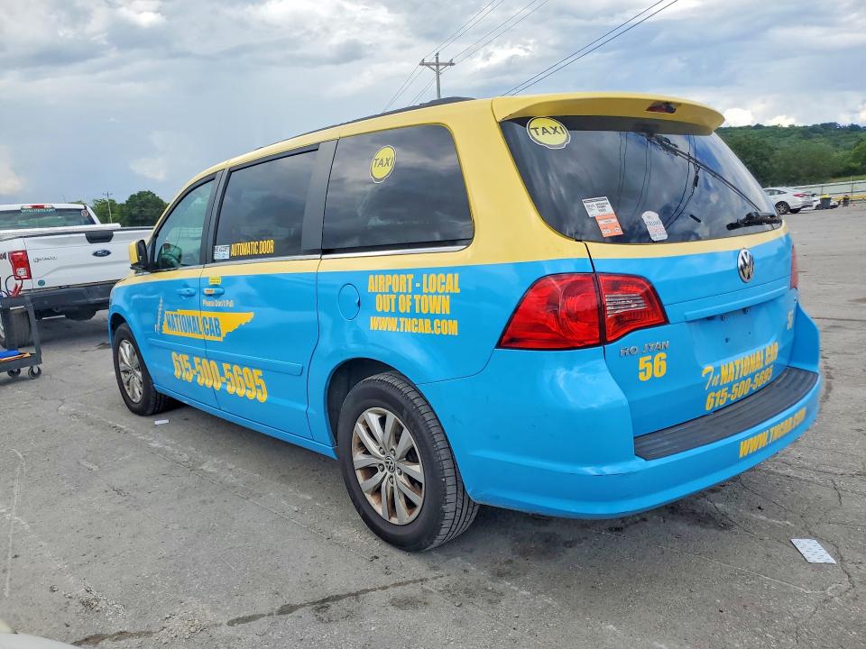 2013 Volkswagen Routan VIN 2C4RVABG4DR725153 COPART salvage auction — MECHANICAL, Tn - Certificate Of Title, sold $350 on 2026-07-22 (photo 2)