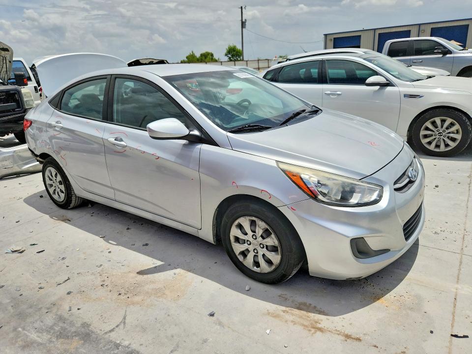 2017 Hyundai Accent VIN KMHCT4AE4HU244661 COPART salvage auction — REAR END, Tx - Salvage Vehicle Title, sold $175 on 2026-07-28 (photo 4)