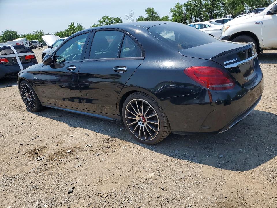 2017 Mercedes-benz C-klasse amg VIN 55SWF6EB9HU198109 COPART salvage auction — FRONT END, Md - Certificate Of Title (P), sold $14,600 on 2026-07-28 (photo 2)