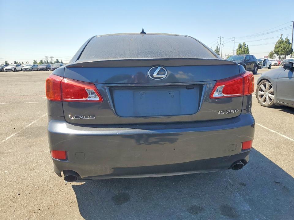 2010 Lexus Is 250 VIN JTHBF5C20A5112348 COPART salvage auction — NORMAL WEAR, CA - DIS/DLR/EXP ONLY CLEAN TITLE, sold $1,250 on 2026-07-16 (photo 6)