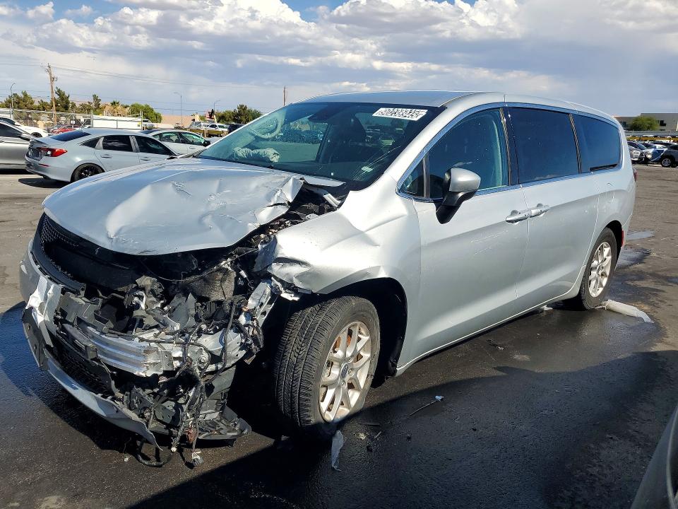 2023 Chrysler Voyager VIN 2C4RC1CG9PR597520 COPART salvage auction — FRONT END, Nv - Certificate Of Title, sold $8,000 on 2026-08-19 (photo 1)